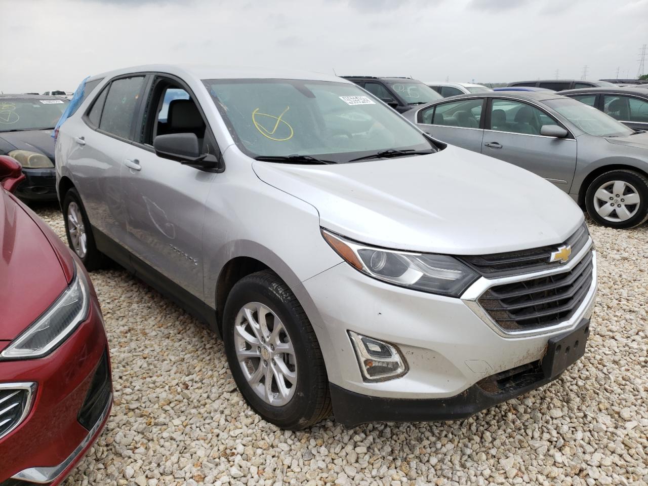 CHEVROLET EQUINOX LS 2018 with VIN 3GNAXHEV8JS627744 - Photo from auction