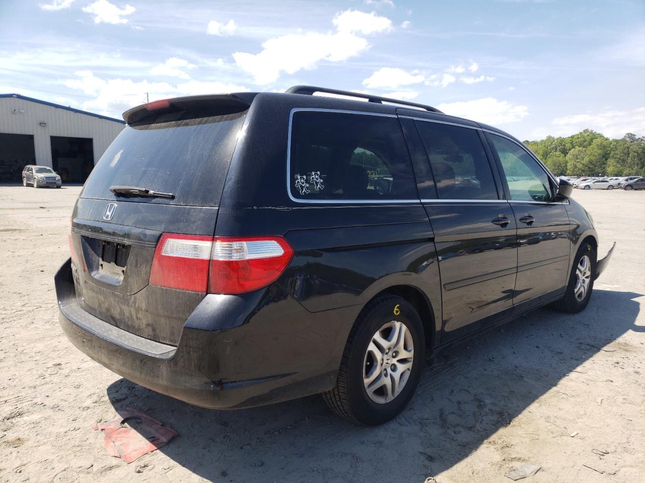 Photo 4 from auction – 2007 HONDA ODYSSEY EX with VIN 5FNRL38667B060935