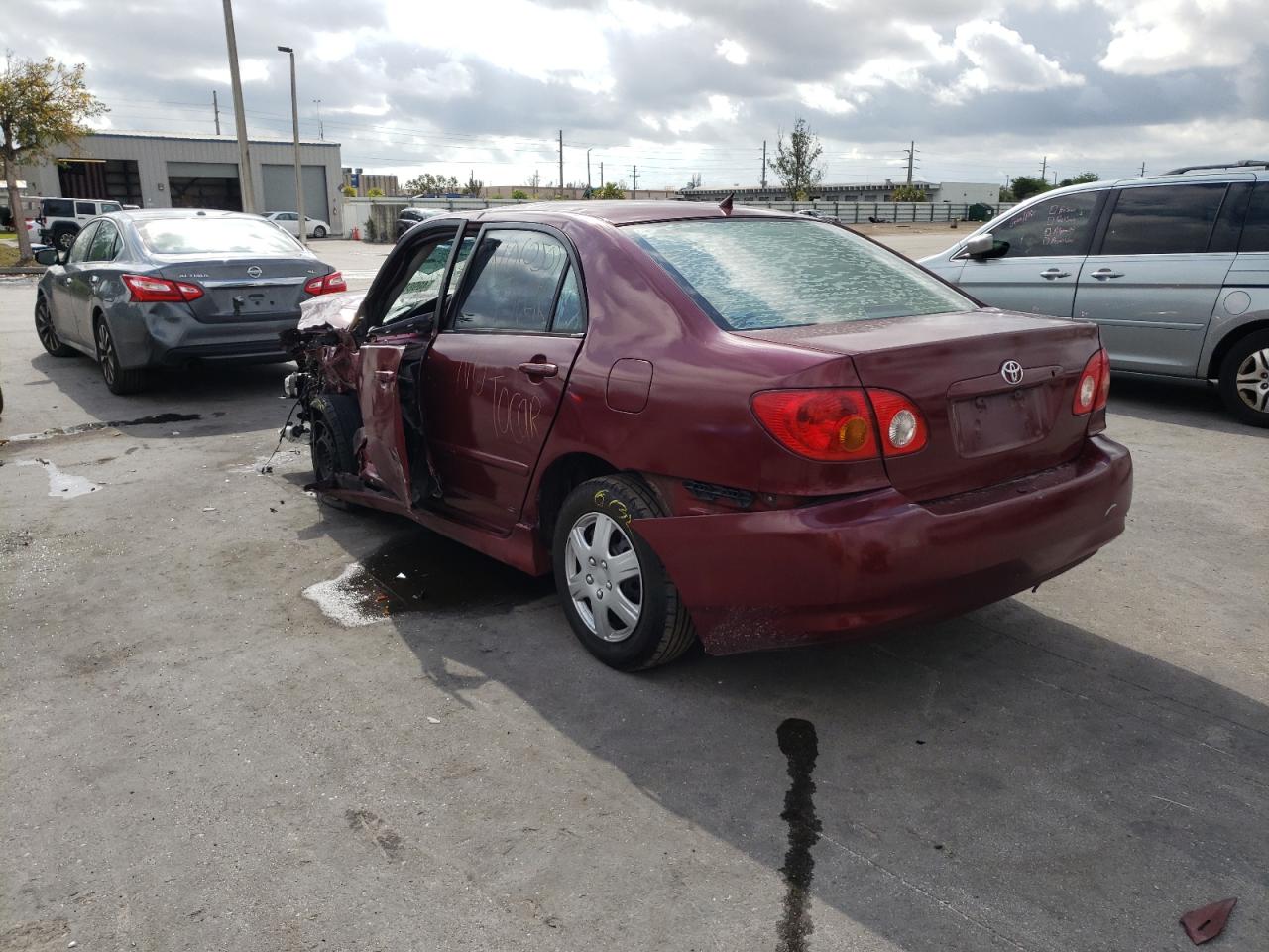 Photo 3 from auction – 2004 TOYOTA COROLLA CE with VIN 2T1BR32E44C314416