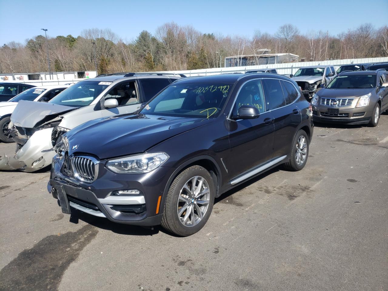 Photo 2 from auction – 2019 BMW X3 XDRIVE3 with VIN 5UXTR9C56KLD92189