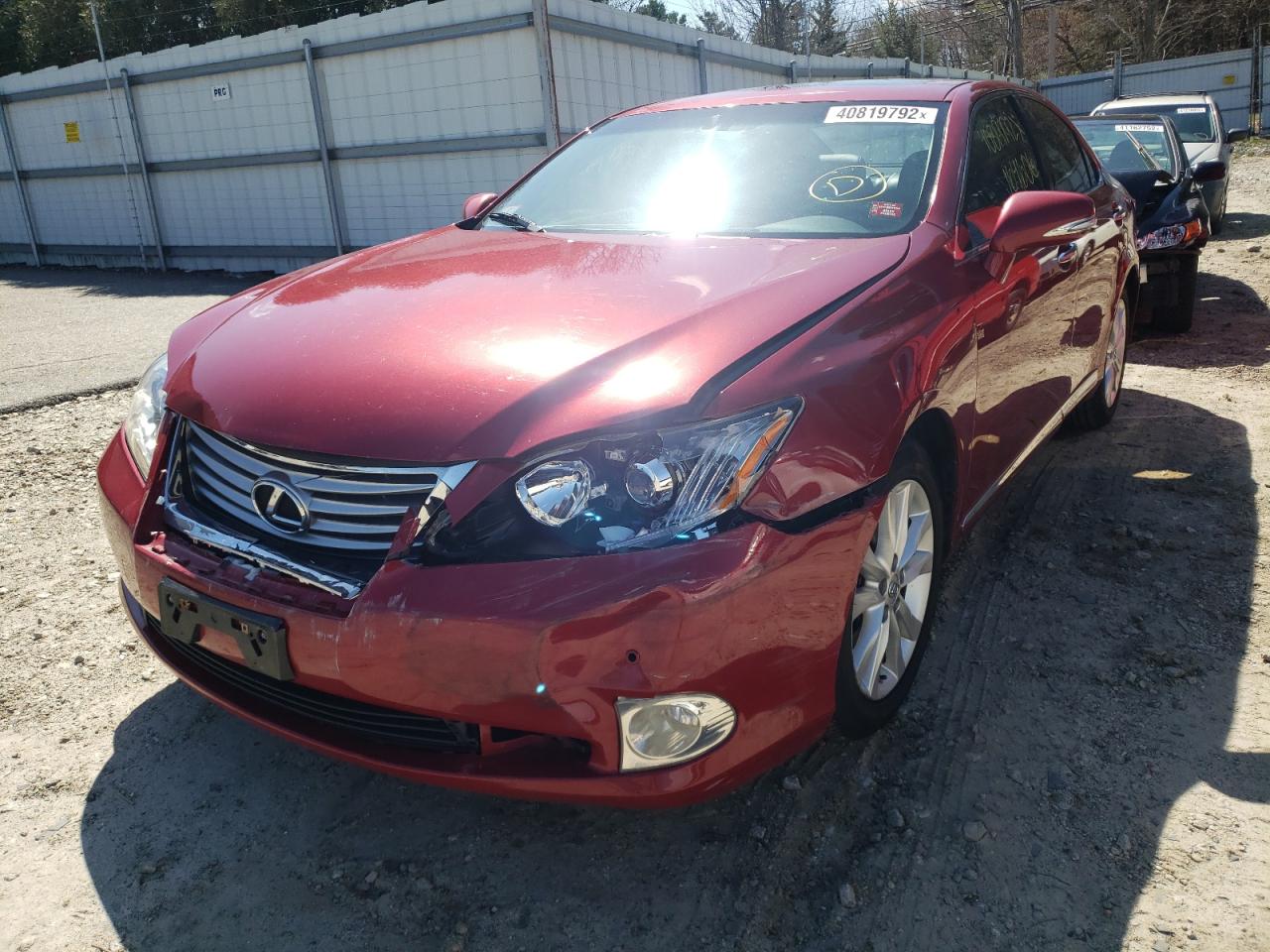 Photo 2 from auction – 2010 LEXUS ES 350 with VIN JTHBK1EG8A2385343