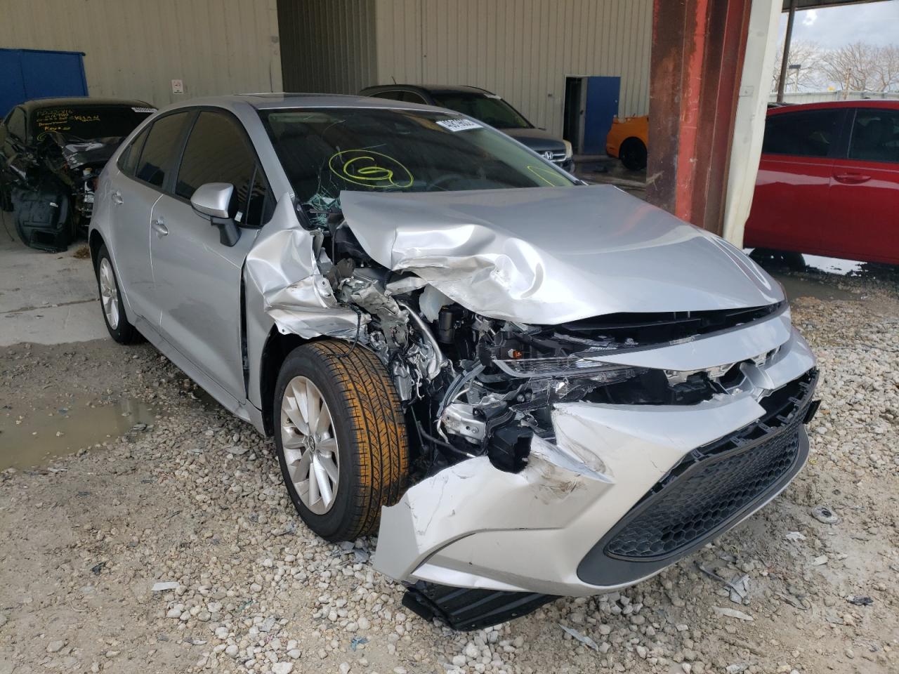 Photo 1 from auction – 2022 TOYOTA COROLLA LE with VIN JTDHPMAE8NJ206409