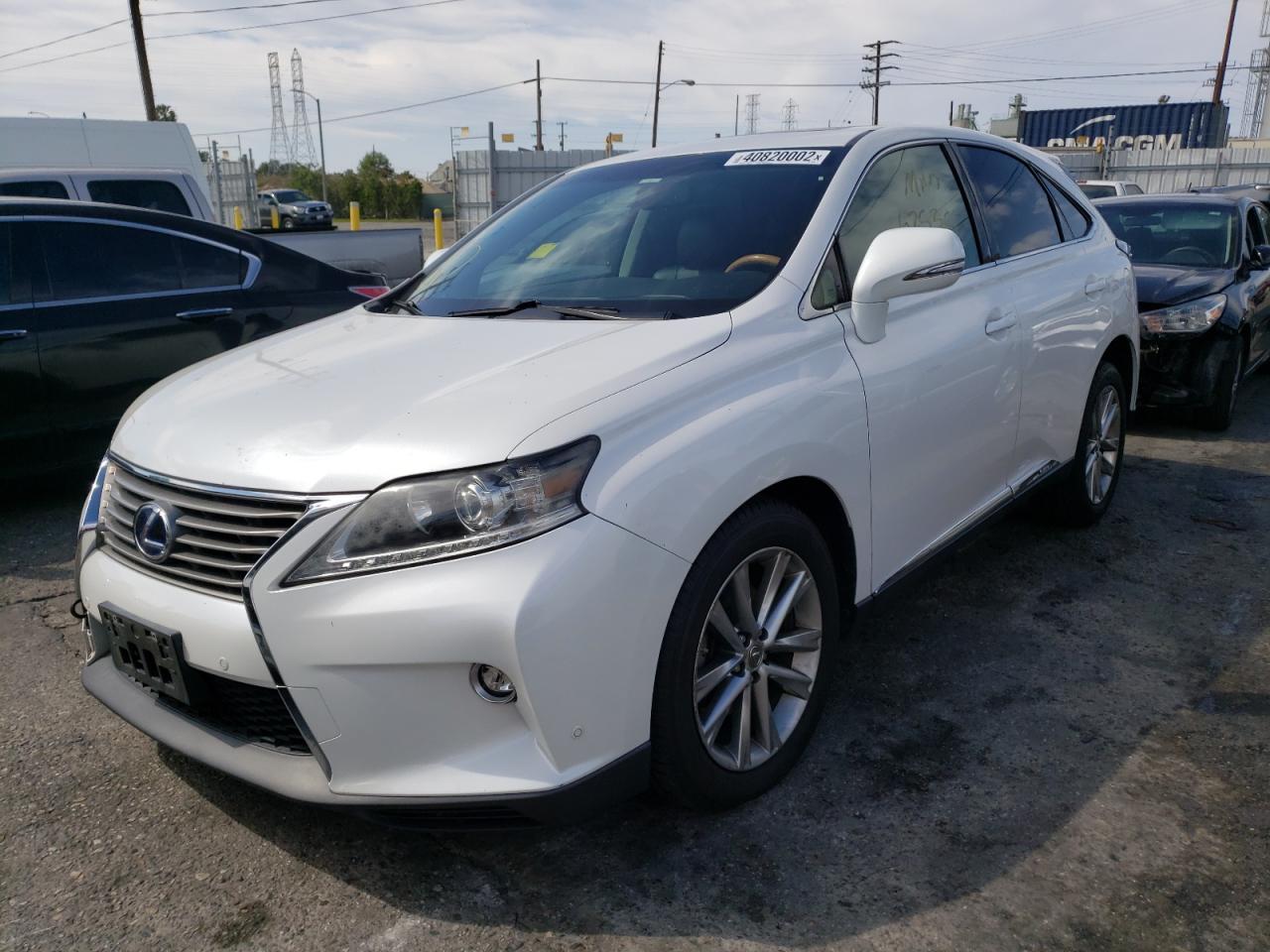 Photo 2 from auction – 2015 LEXUS RX 450H with VIN 2T2ZB1BA3FC004504
