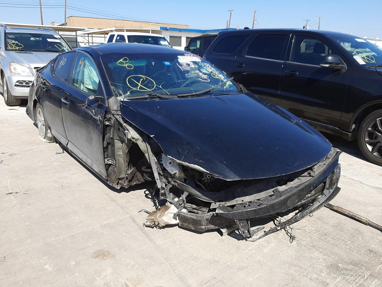 KIA OPTIMA LX 2015 with VIN 5XXGM4A78FG424717 - Photo from auction