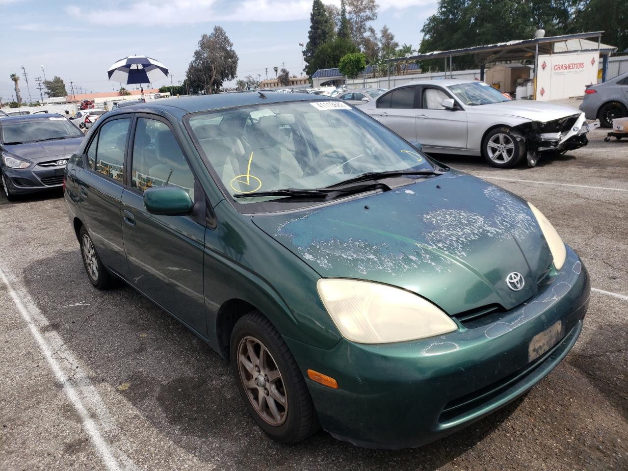 TOYOTA PRIUS 2002 with VIN JT2BK18U520069066 - Photo from auction