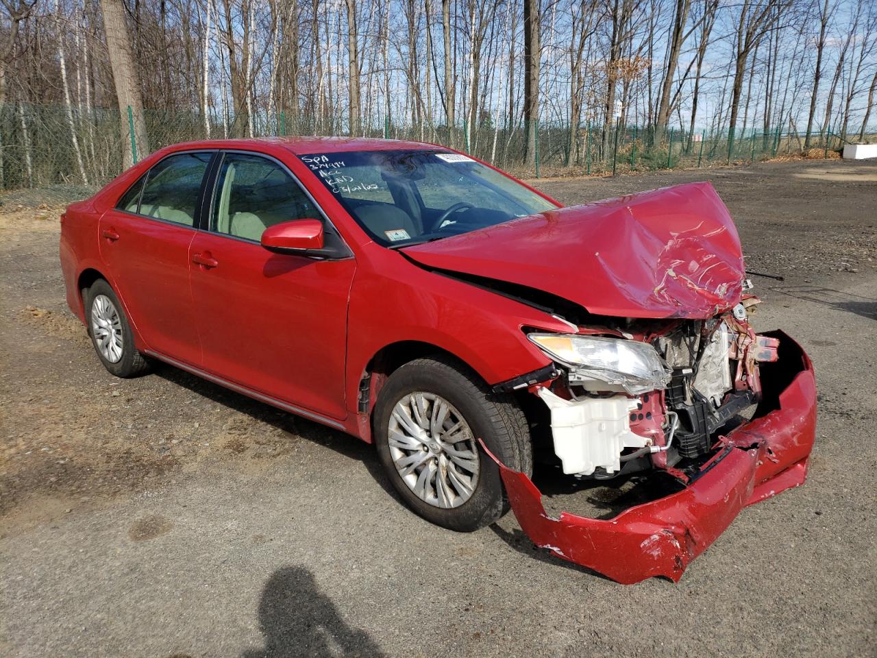 TOYOTA CAMRY L 2014 with VIN 4T4BF1FK7ER340205 - Photo from auction