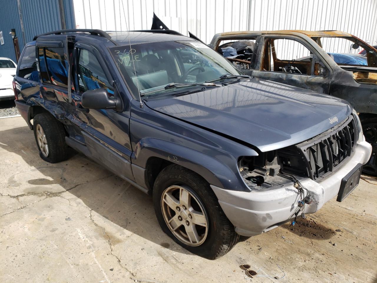 JEEP GRAND CHER 2002 with VIN 1J4GW48S22C179342 - Photo from auction