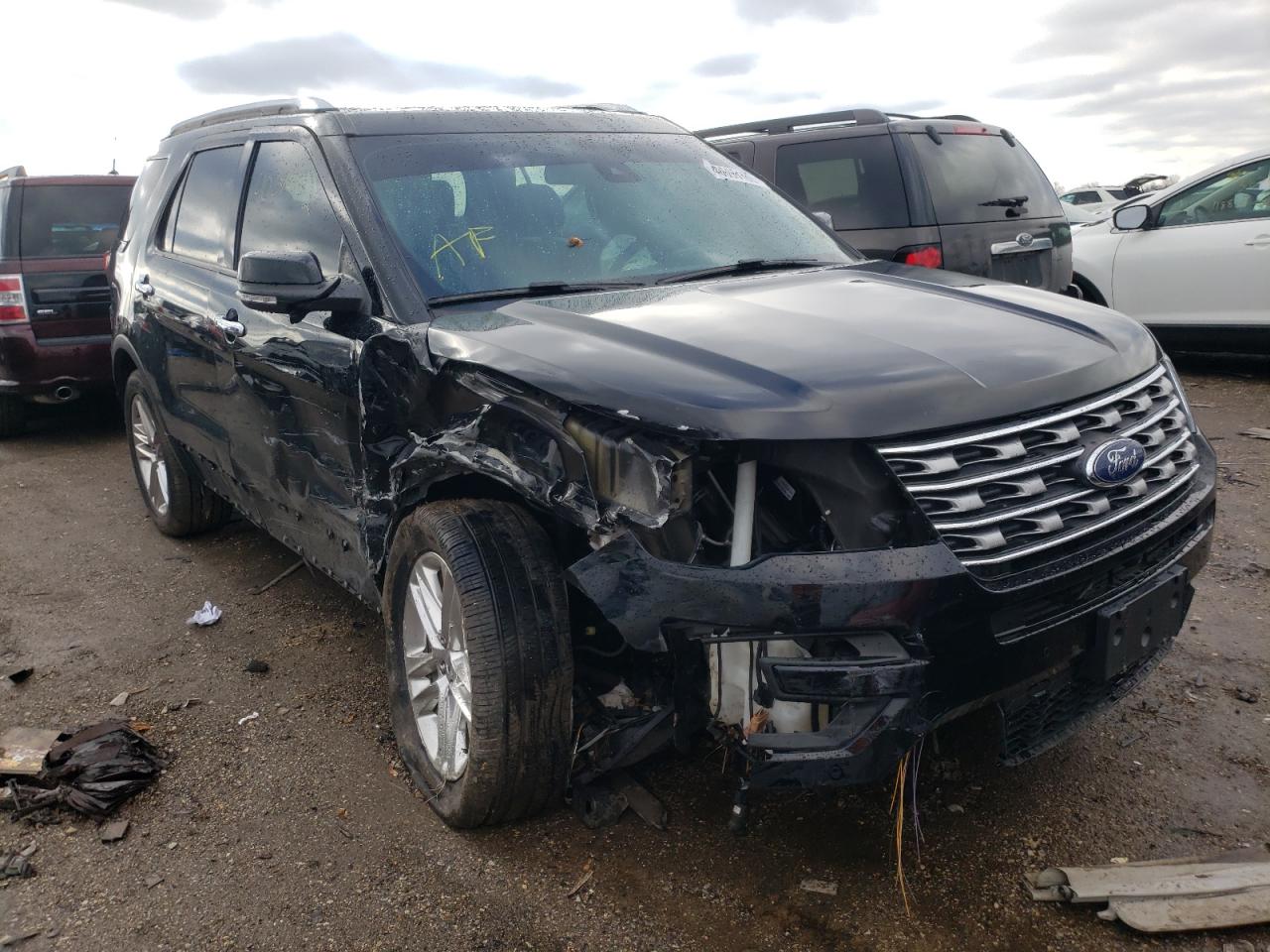 FORD EXPLORER L 2017 with VIN 1FM5K8F8XHGC18974 - Photo from auction