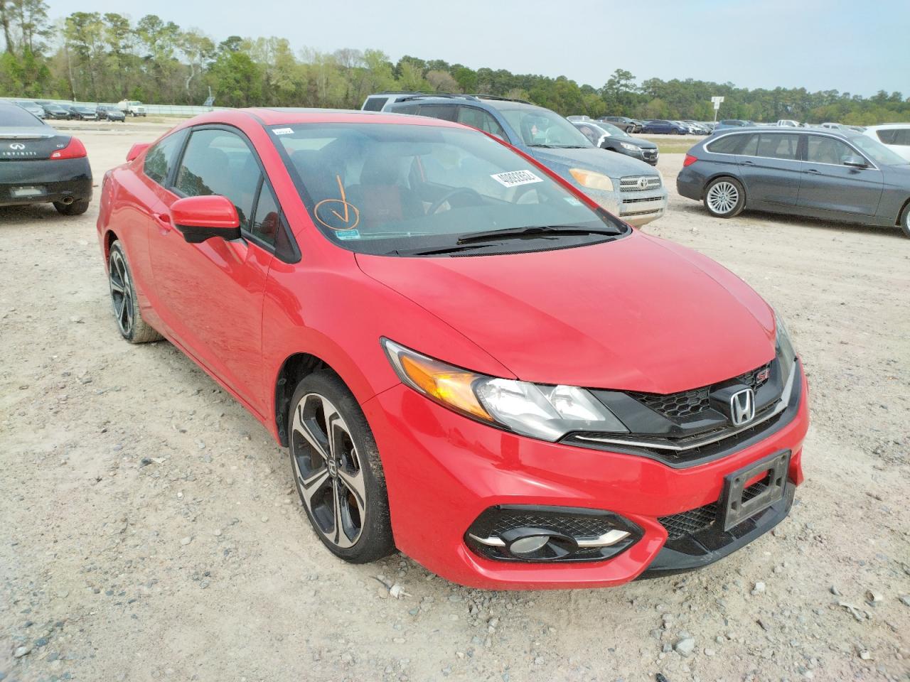 HONDA CIVIC SI 2014 with VIN 2HGFG4A56EH700634 - Photo from auction