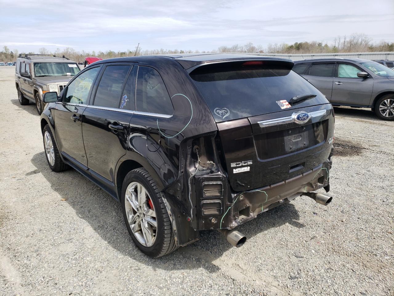 Photo 3 from auction – 2013 FORD EDGE LIMIT with VIN 2FMDK3K91DBB16543