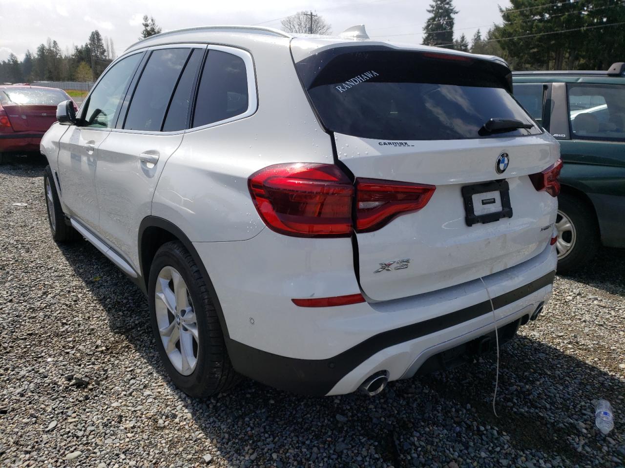 Photo 3 from auction – 2020 BMW X3 XDRIVE3 with VIN 5UXTY5C03LLT36628