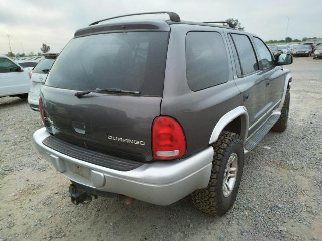 Photo 4 from auction – 2002 DODGE DURANGO SL with VIN 1B4HS58Z82F187479