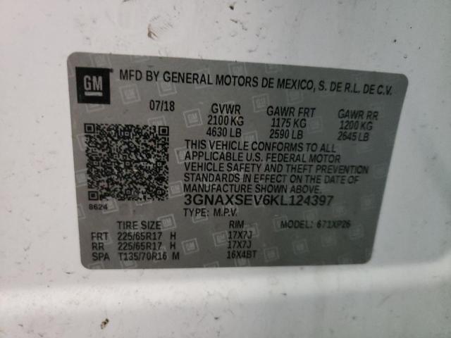 Photo 10 from auction – 2019 CHEVROLET EQUINOX LS with VIN 3GNAXSEV6KL124397