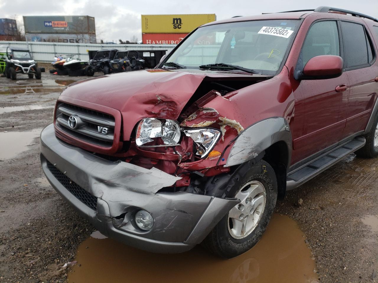Photo 9 from auction – 2004 TOYOTA SEQUOIA SR with VIN 5TDZT34A74S238286