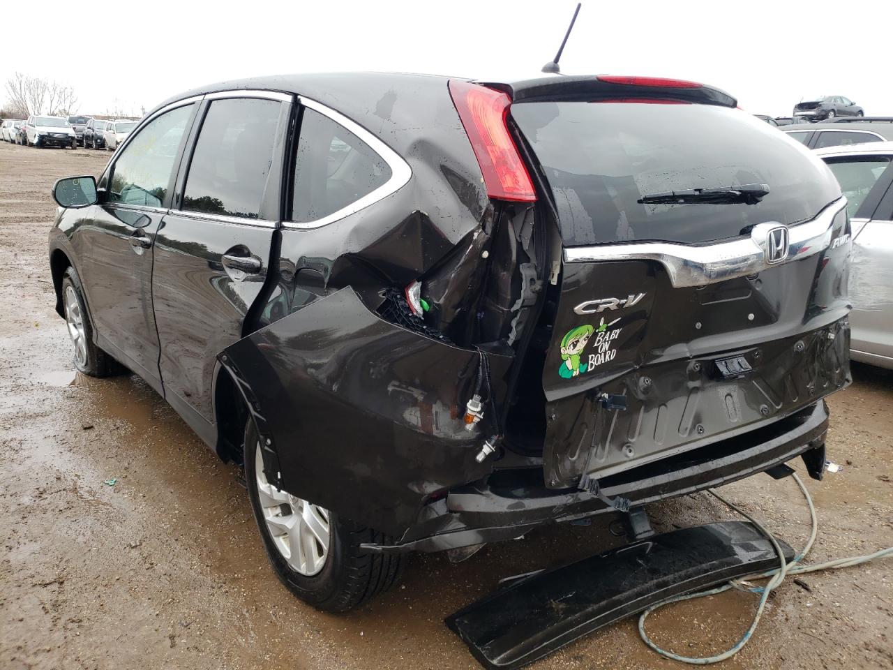 Photo 3 from auction – 2015 HONDA CR-V EX with VIN 2HKRM4H58FH656364