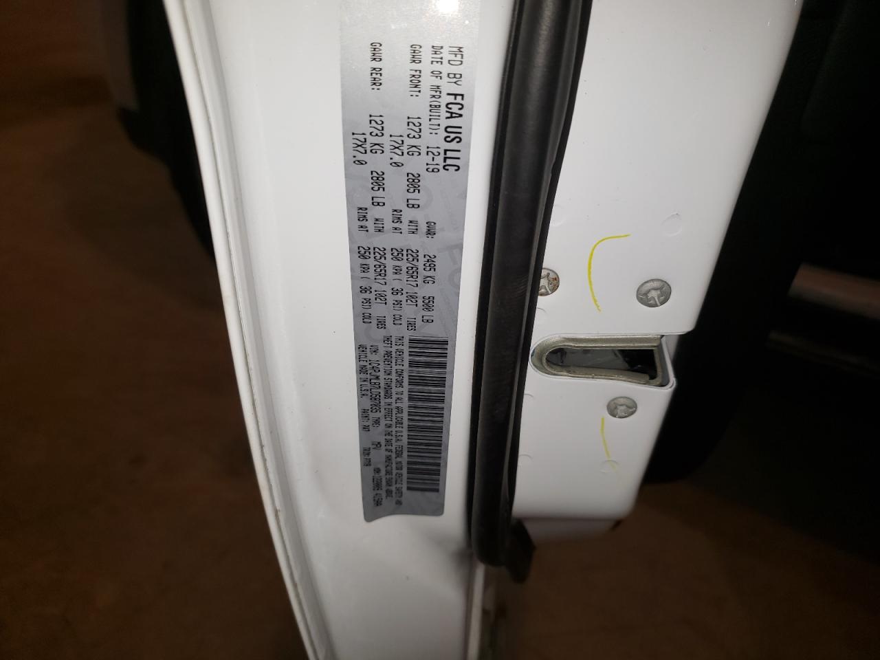Photo 10 from auction – 2020 JEEP CHEROKEE L with VIN 1C4PJMLB7LD587035