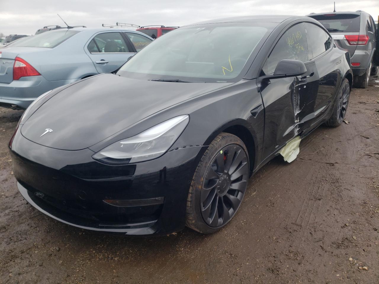 Photo 2 from auction – 2022 TESLA MODEL 3 with VIN 5YJ3E1EC1NF181450