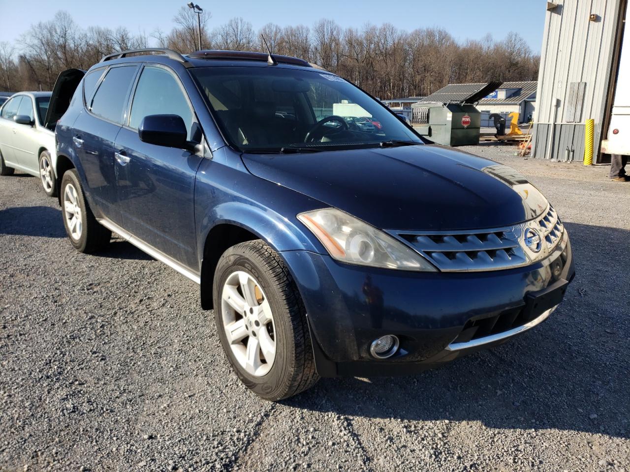 NISSAN MURANO SL 2006 with VIN JN8AZ08W16W551681 - Photo from auction