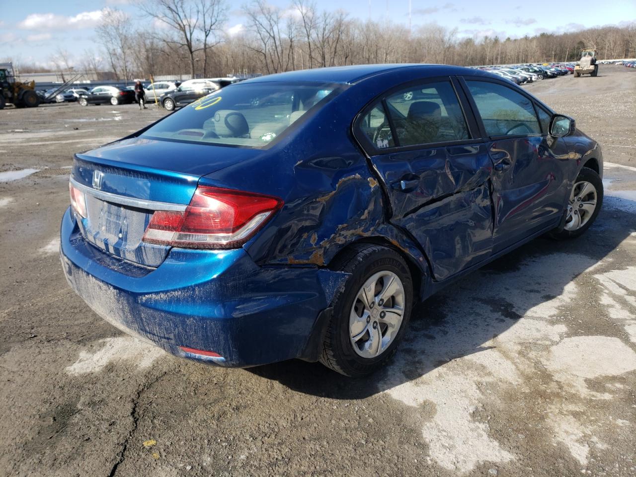 Photo 4 from auction – 2013 HONDA CIVIC LX with VIN 2HGFB2F58DH549001