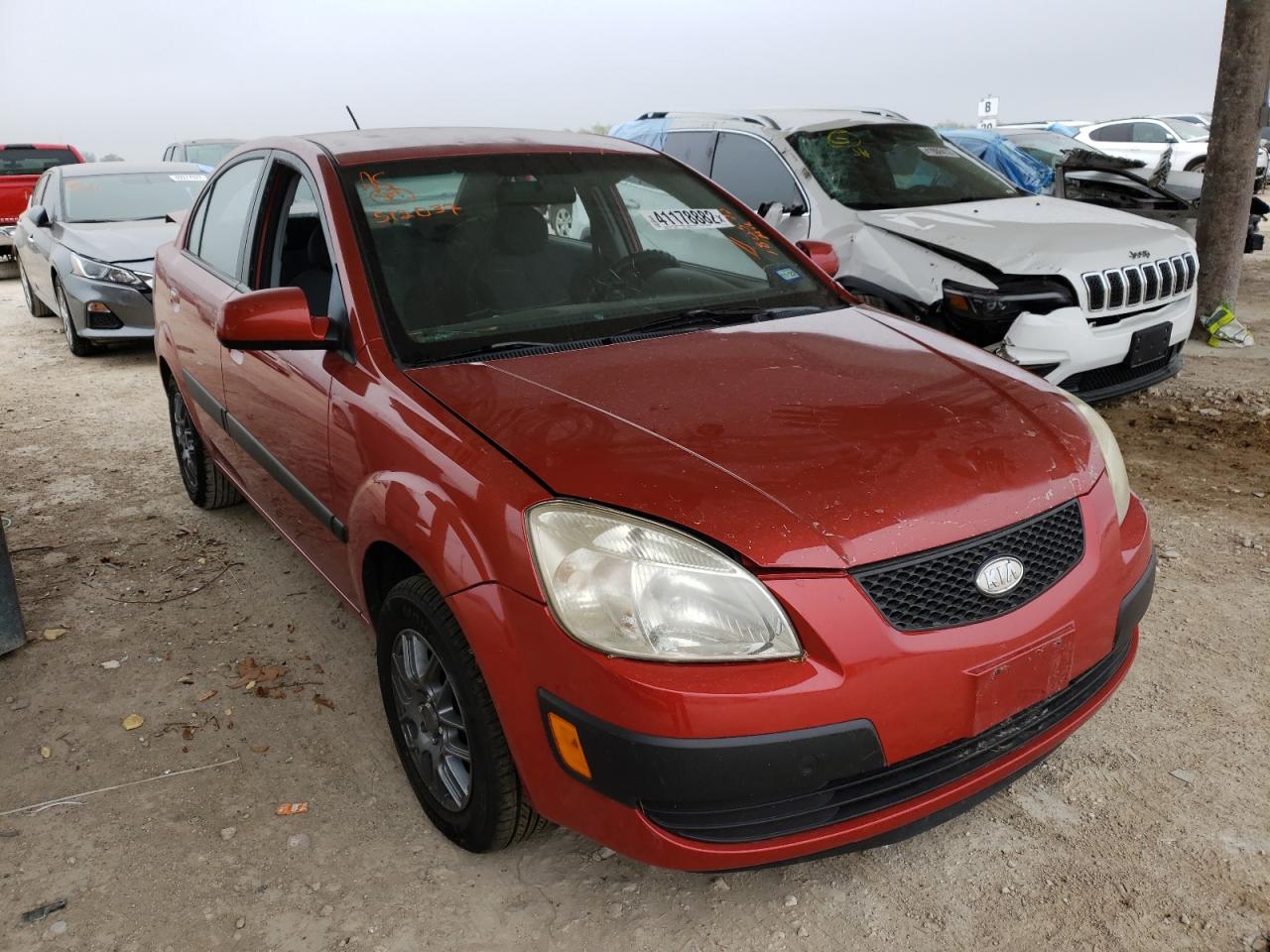 KIA RIO BASE 2009 with VIN KNADE223X96512037 - Photo from auction