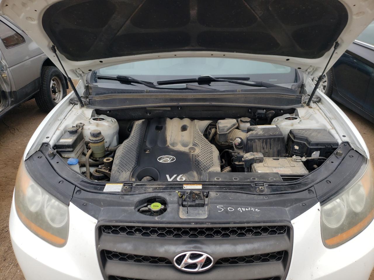 Photo 7 from auction – 2008 HYUNDAI SANTA FE G with VIN 5NMSG73D98H130365