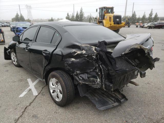 Photo 3 from auction – 2013 HONDA CIVIC LX with VIN 19XFB2F54DE245030