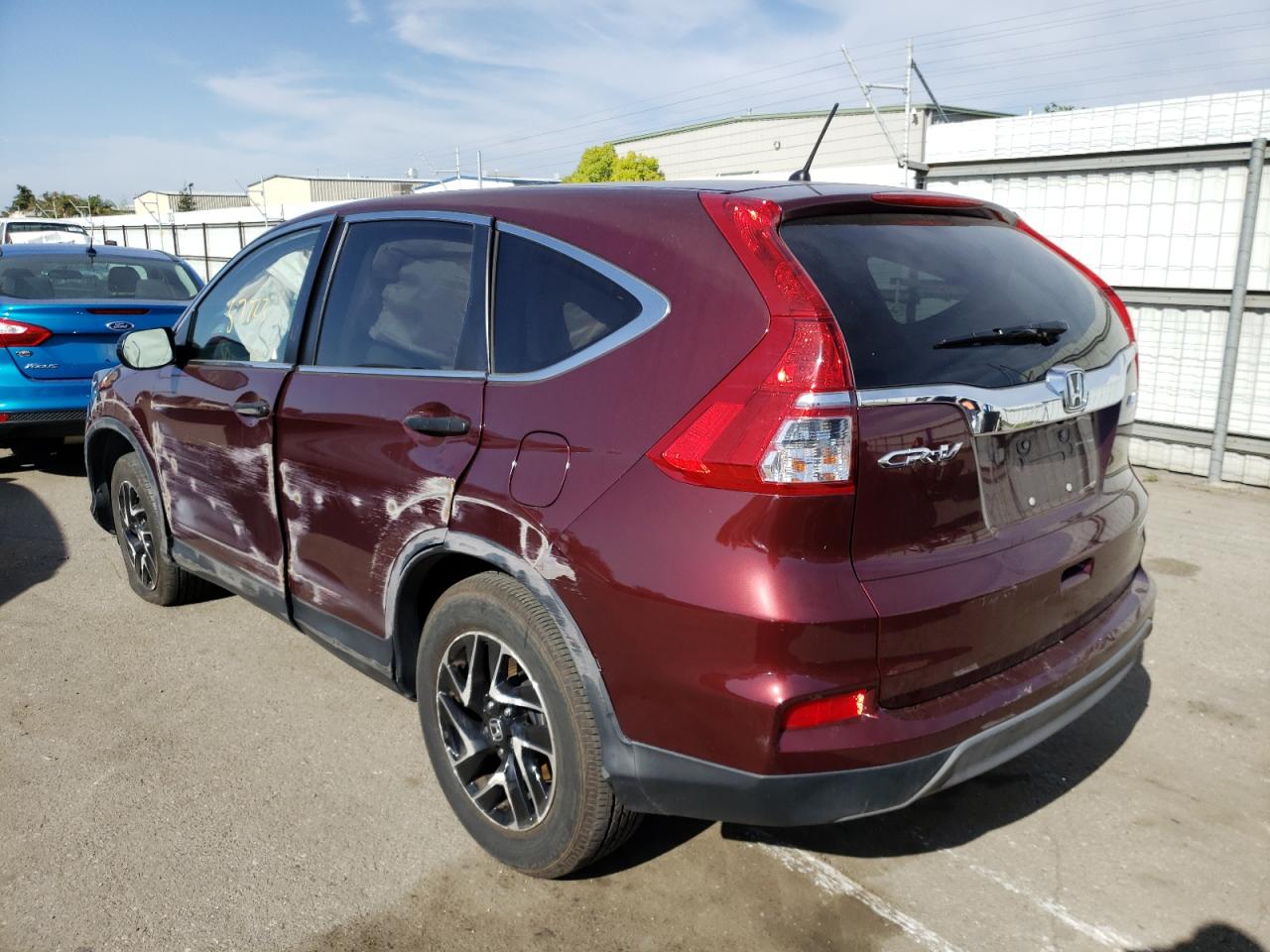 Photo 3 from auction – 2016 HONDA CR-V SE with VIN 5J6RM4H42GL083900