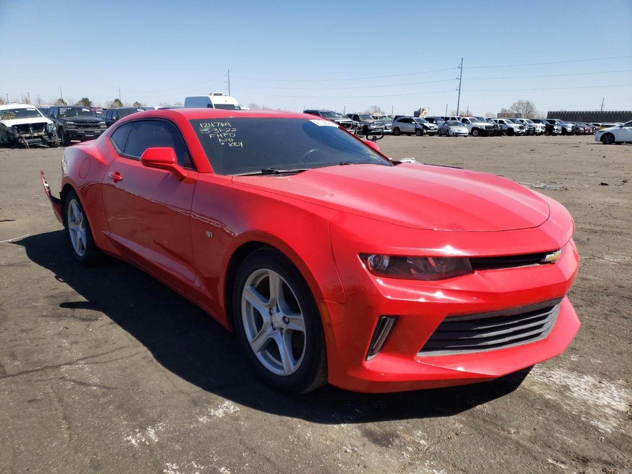 Photo 1 from auction – 2018 CHEVROLET CAMARO LT with VIN 1G1FB1RX7J0150921