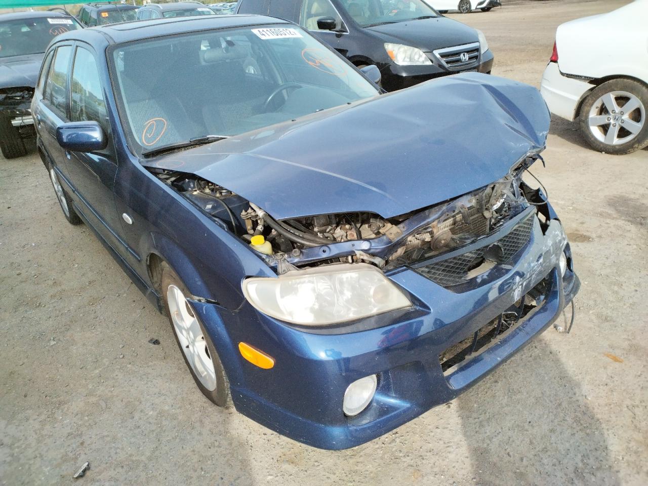 MAZDA PROTEGE PR 2003 with VIN JM1BJ245931153689 - Photo from auction