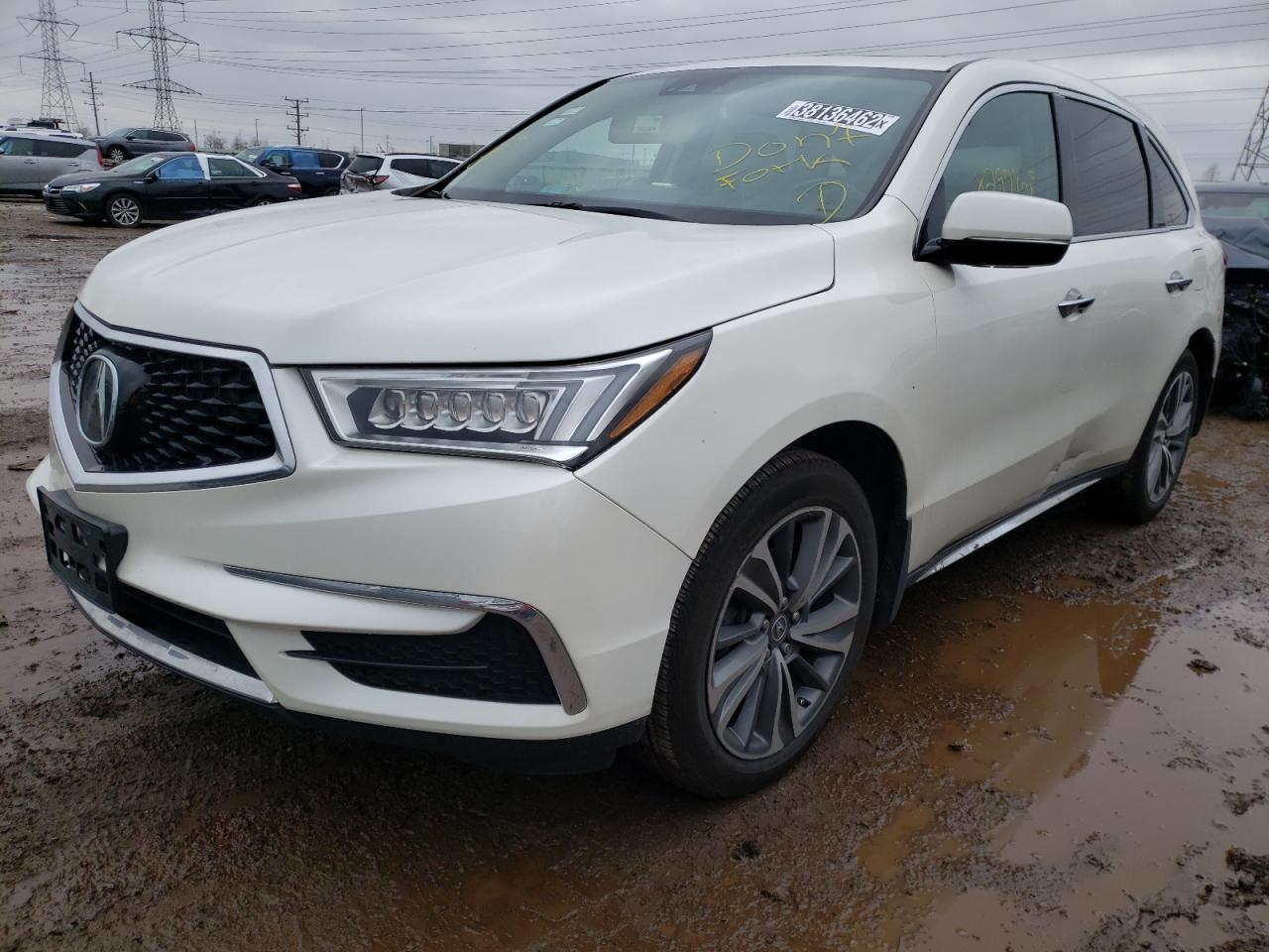 Photo 2 from auction – 2017 ACURA MDX TECHNO with VIN 5FRYD4H59HB006454