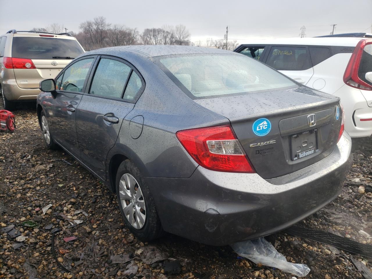 Photo 3 from auction – 2012 HONDA CIVIC with VIN 19XFB2F5XCE065288