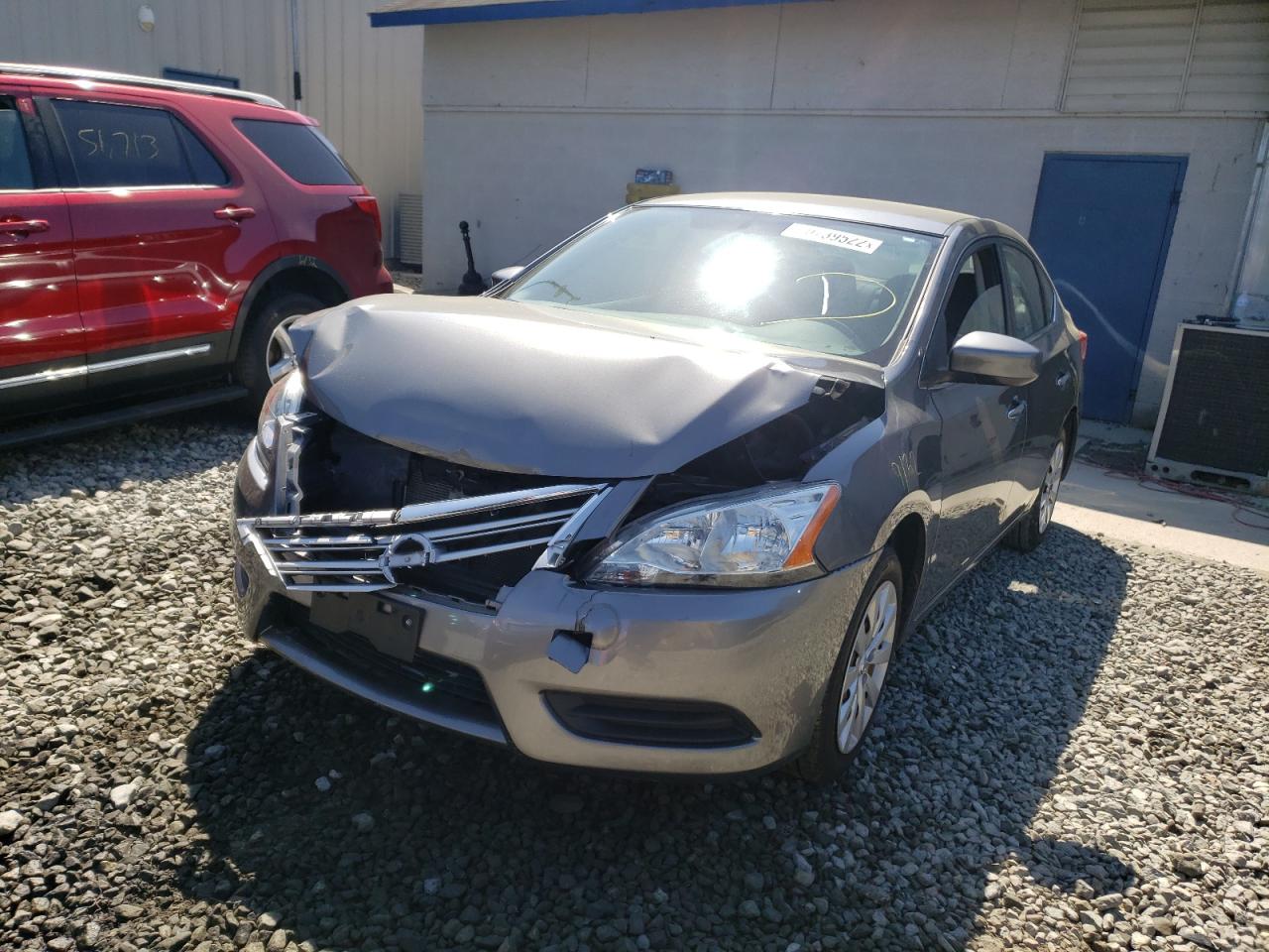 Photo 2 from auction – 2015 NISSAN SENTRA S with VIN 3N1AB7AP4FY344824