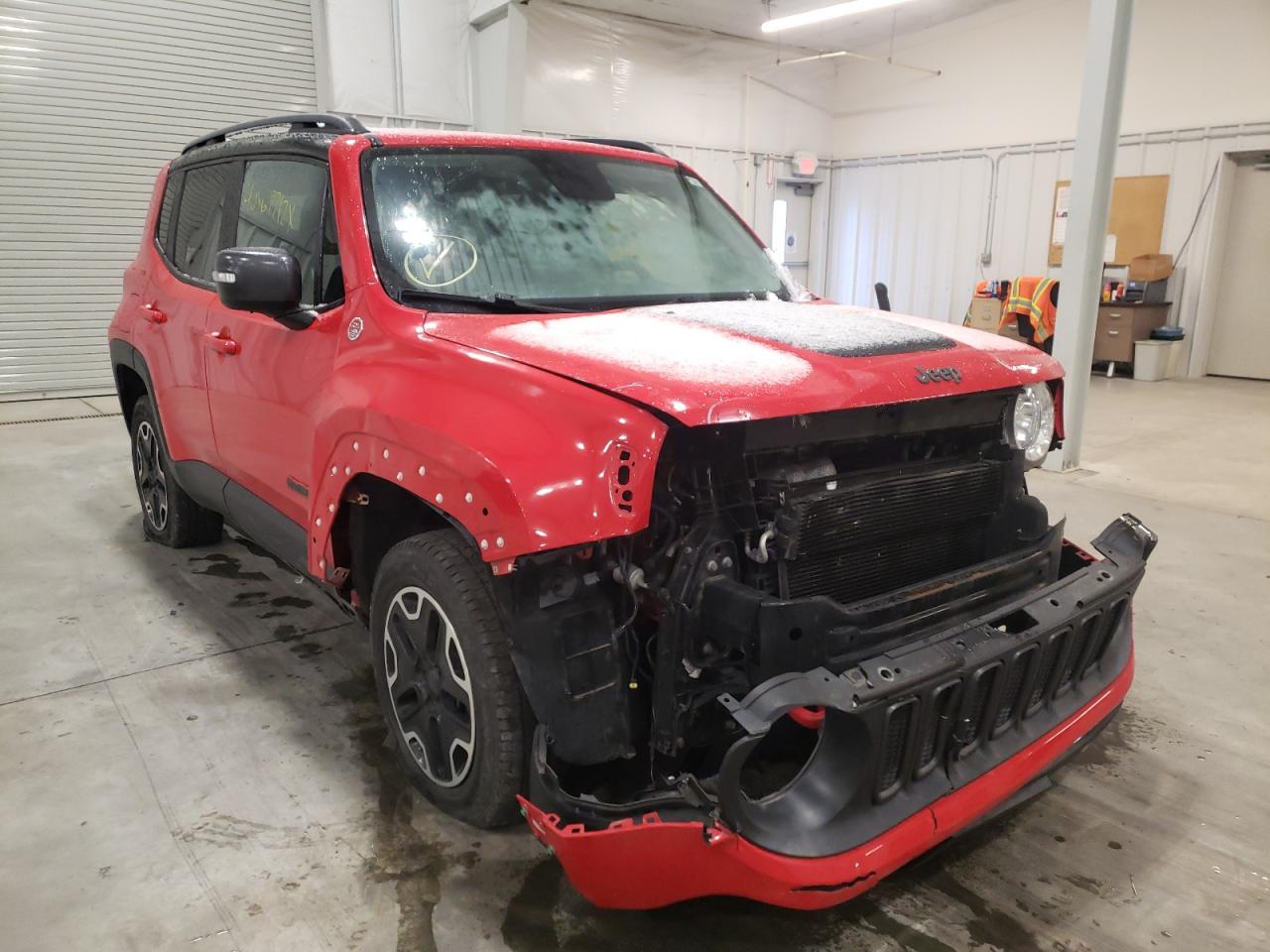 JEEP RENEGADE T 2015 with VIN ZACCJBCT7FPC02476 - Photo from auction