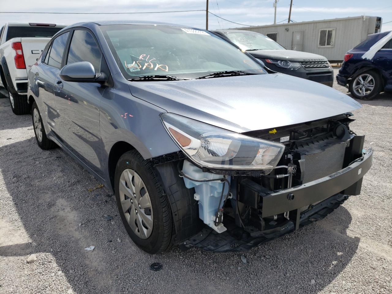 KIA RIO LX 2020 with VIN 3KPA24AD3LE320285 - Photo from auction