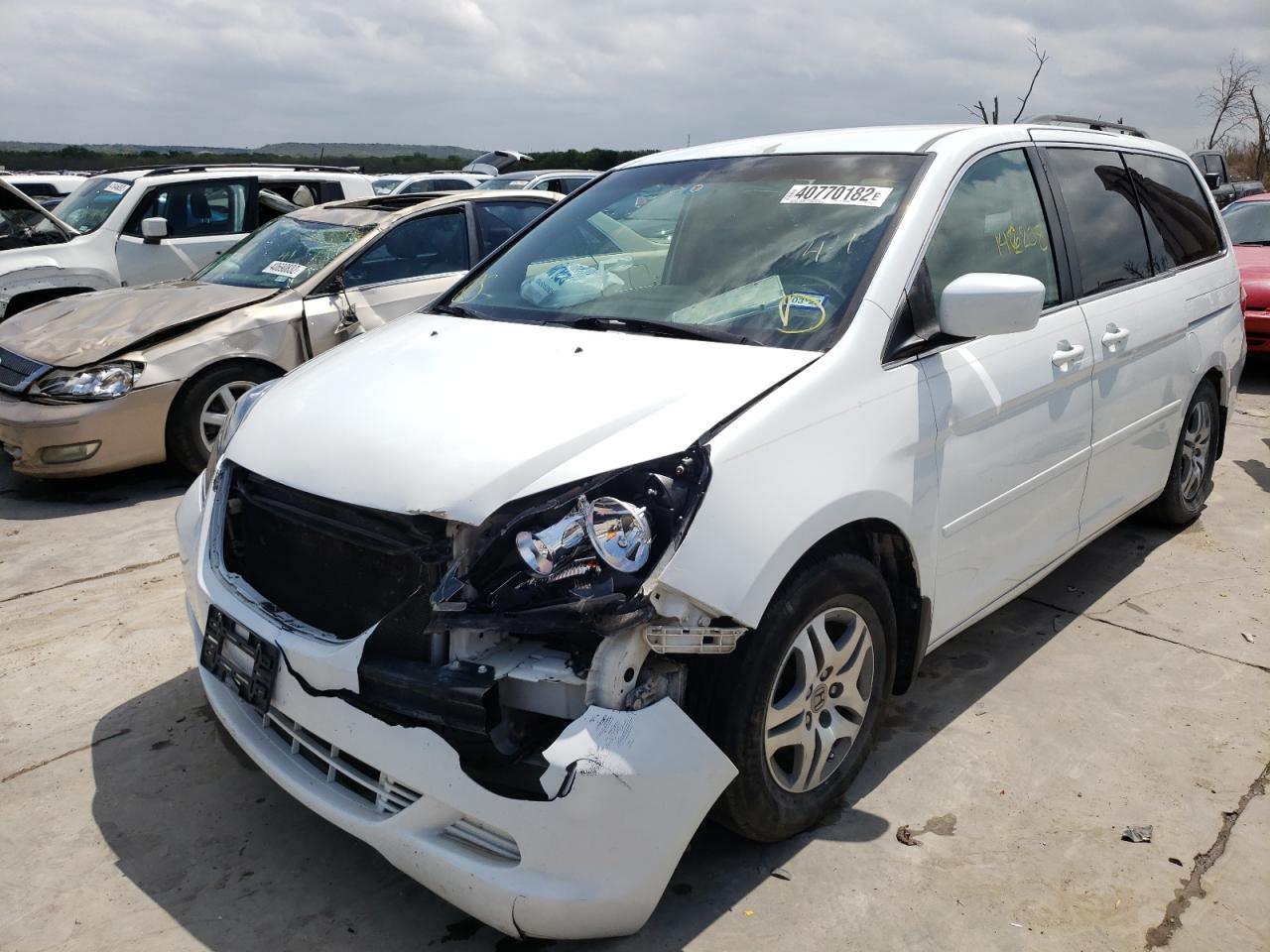 Photo 2 from auction – 2007 HONDA ODYSSEY EX with VIN 5FNRL384X7B412848