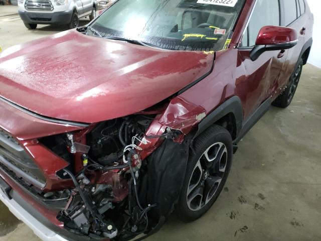 Photo 9 from auction – 2019 TOYOTA RAV4 ADVEN with VIN 2T3J1RFVXKW001602