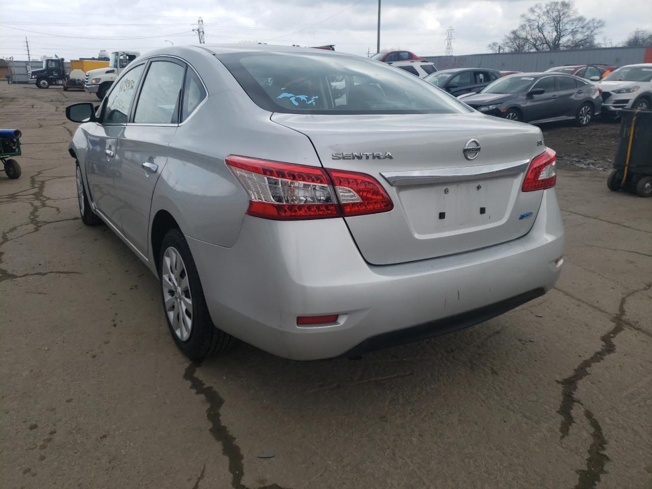 Photo 3 from auction – 2013 NISSAN SENTRA S with VIN 1N4AB7AP7DN909550