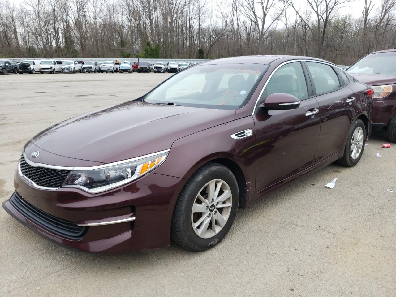 Photo 2 from auction – 2016 KIA OPTIMA LX with VIN 5XXGT4L30GG047489