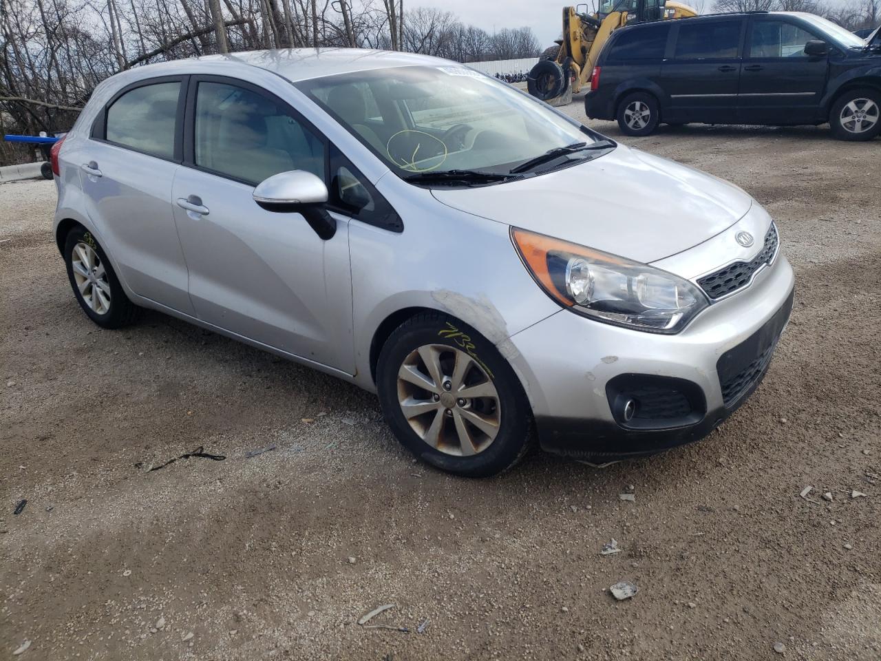 KIA RIO EX 2013 with VIN KNADN5A39D6127970 - Photo from auction