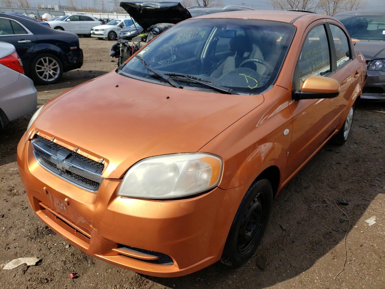 Photo 2 from auction – 2007 CHEVROLET AVEO BASE with VIN KL1TD56677B146461