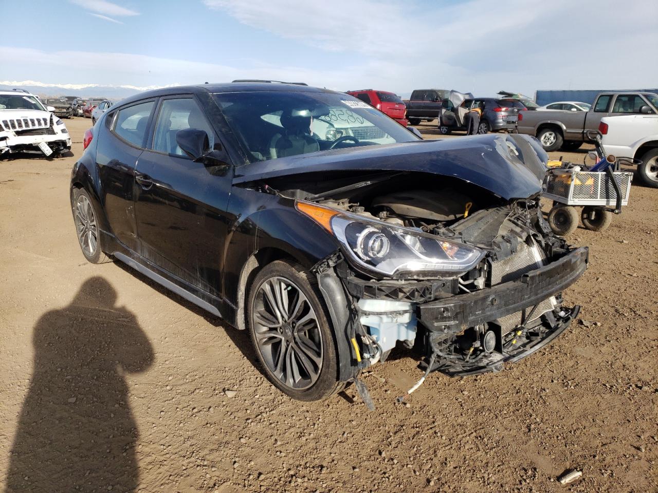 HYUNDAI VELOSTER T 2016 with VIN KMHTC6AE8GU264938 - Photo from auction