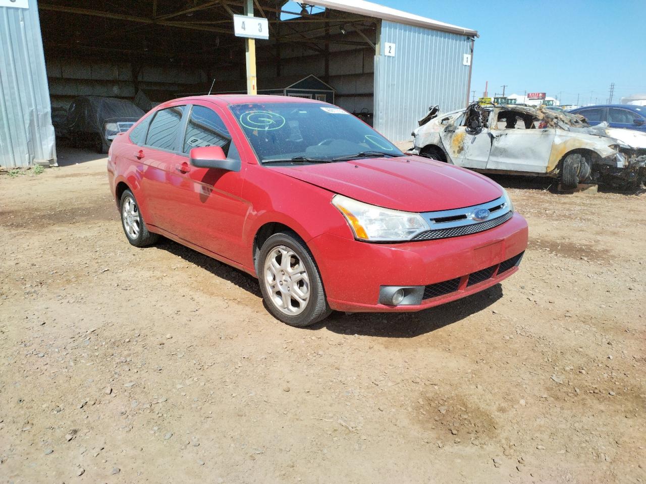 Photo 1 from auction – 2009 FORD FOCUS SES with VIN 1FAHP36N09W244699