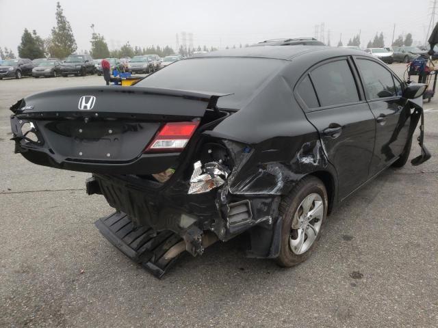 Photo 4 from auction – 2013 HONDA CIVIC LX with VIN 19XFB2F54DE245030
