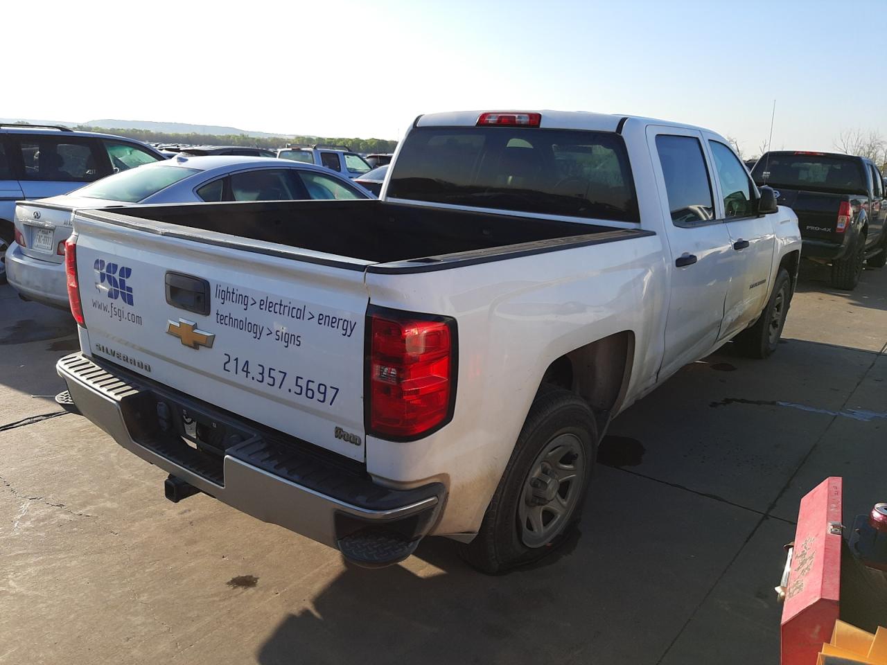 Photo 4 from auction – 2015 CHEVROLET SILVERADO with VIN 3GCPCPEC4FG115626