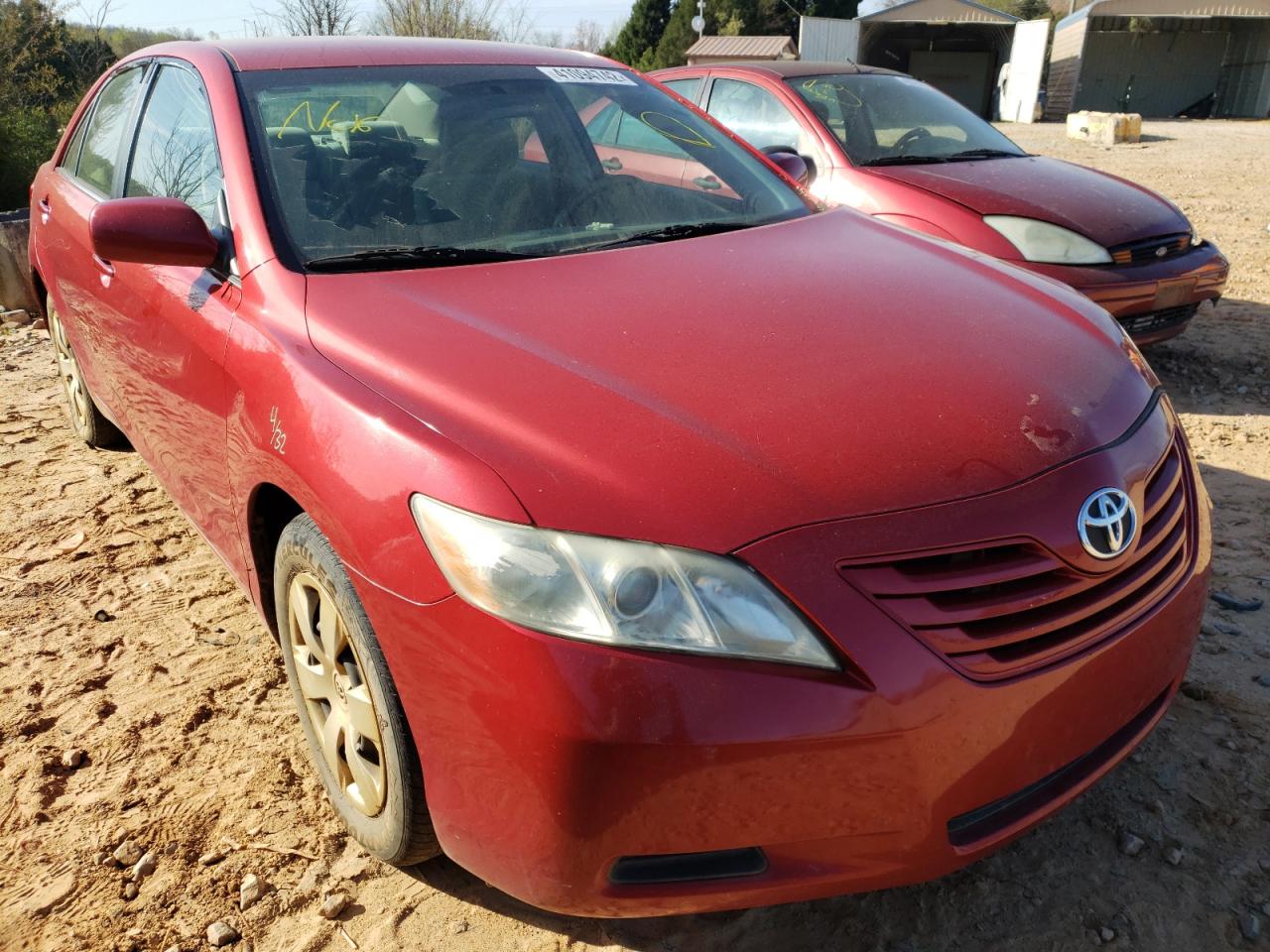 TOYOTA CAMRY CE 2007 with VIN 4T1BE46K47U075664 - Photo from auction