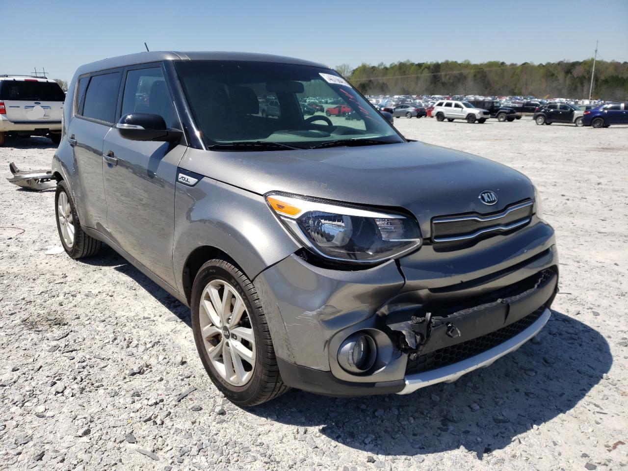 KIA SOUL + 2017 with VIN KNDJP3A56H7421414 - Photo from auction