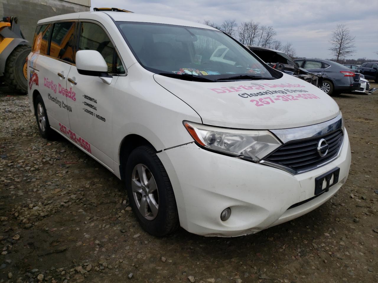 NISSAN QUEST S 2013 with VIN JN8AE2KP2D9065918 - Photo from auction