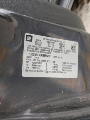 Photo 10 from auction – 2010 GMC YUKON SLE with VIN 1GKUKAE06AR285492