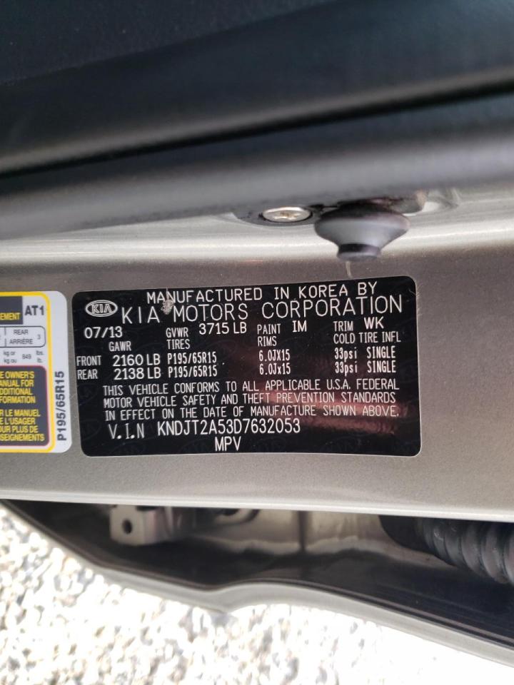 Photo 10 from auction – 2013 KIA SOUL with VIN KNDJT2A53D7632053