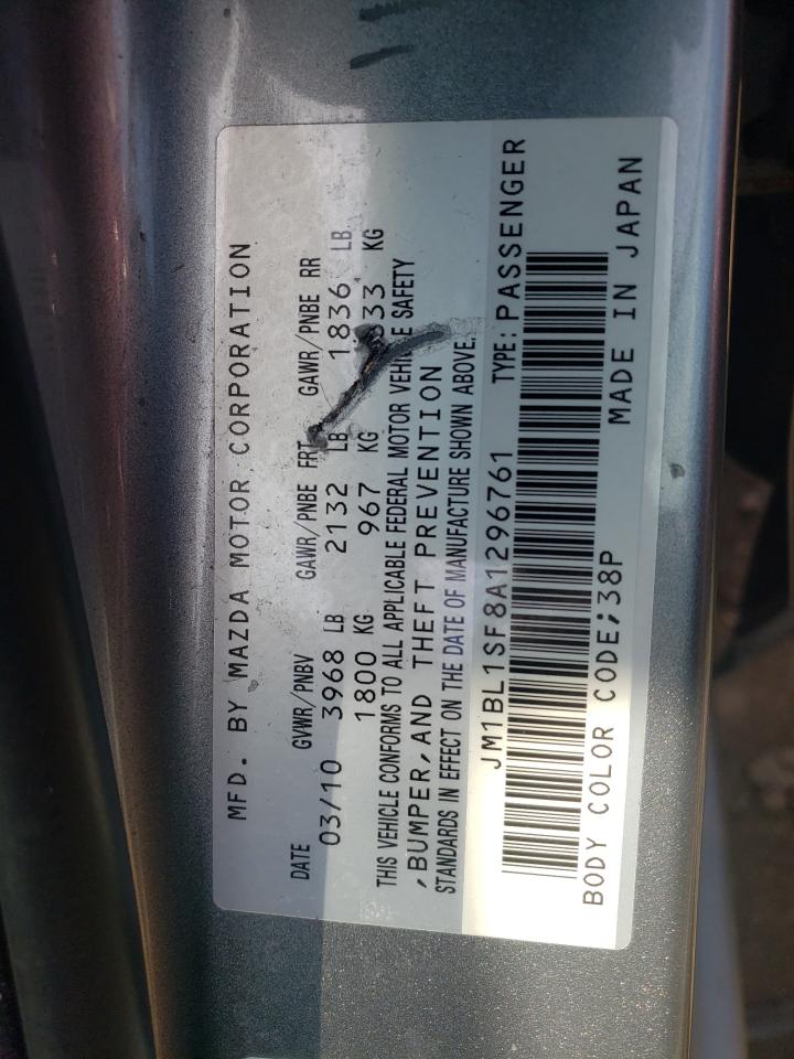 Photo 10 from auction – 2010 MAZDA 3 I with VIN JM1BL1SF8A1296761